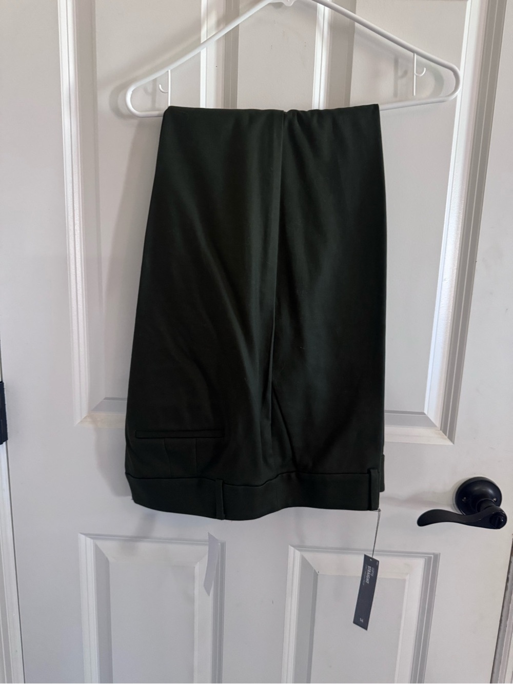 LOFT Dark Green Bermuda Shorts